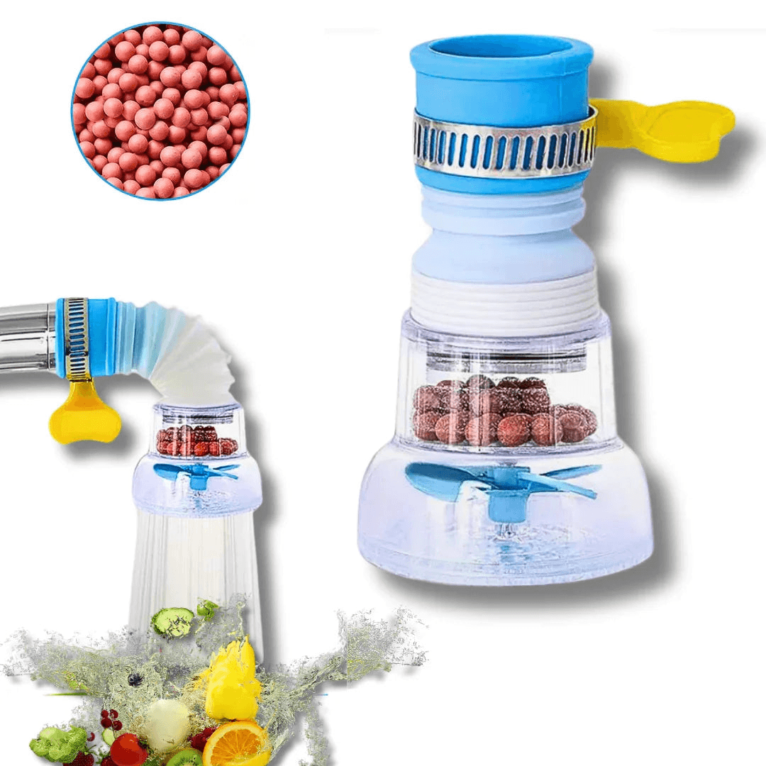 Pack of 2 fan faucet Kitchen sink water saver 360-degree rotating - MedAir Traders