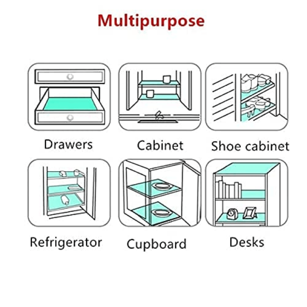 Pack of 2 Kitchen Cabinet Liners and Foam Sheets (45*160) - MedAir Traders