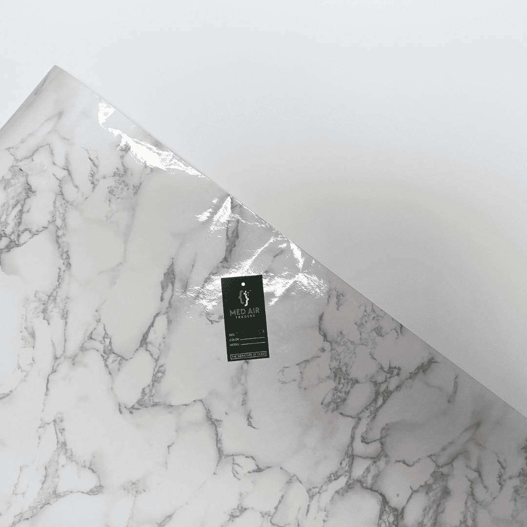 Pack Of 2 Self-Adhesive Marble Sheet for Kitchen & Home - 60x200cm