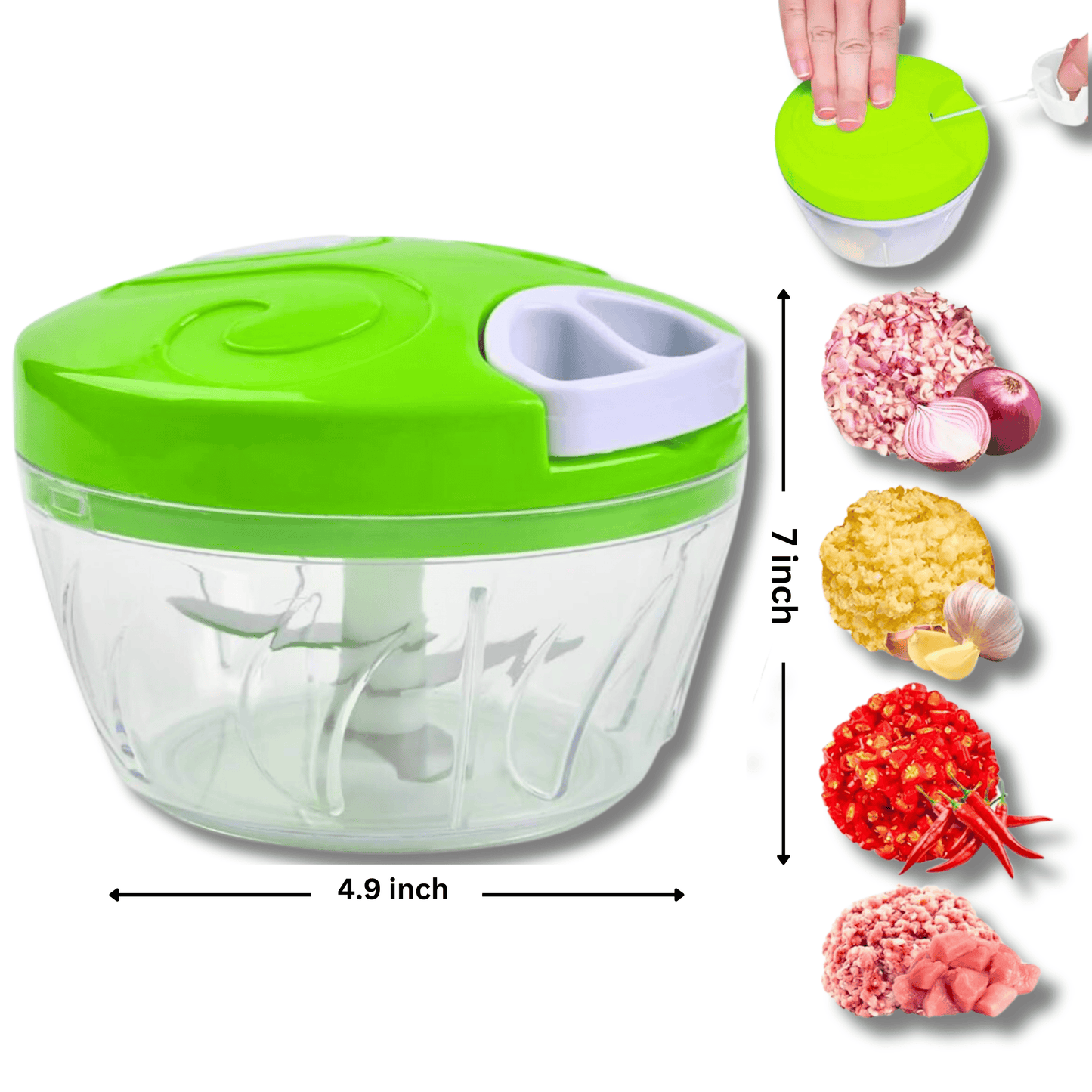 Mini Speedy Chopper Cutter for Fast Chopping & Mixing - MedAir Traders