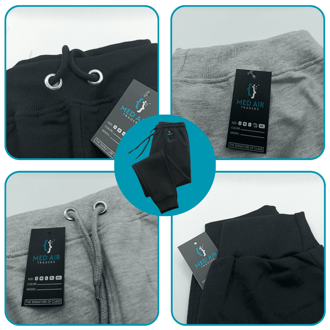 Pack of 2 Men's French Terry Jogger Trousers | β
Premium