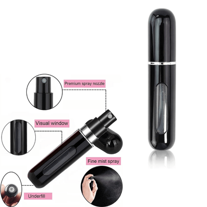 Pack Of 2 Portable Refillable Perfume Atomizer - MedAir Traders