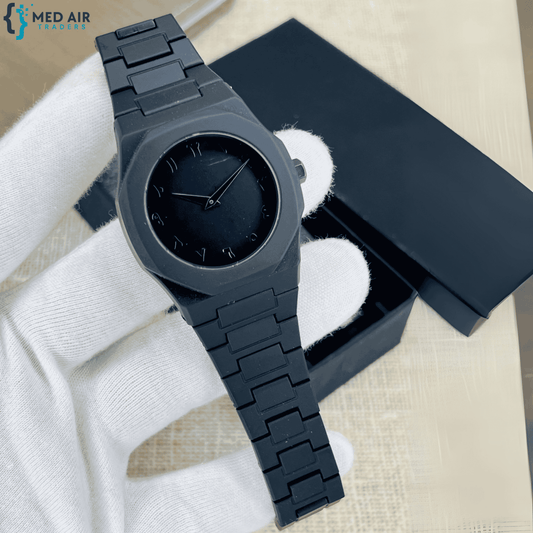 Aura Original Black Fiber Watch for Men - With Box - MedAir Traders