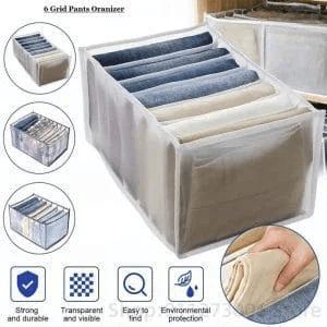 Large Size 7 Grids Washable Wardrobe Clothes Organizer - MedAir Traders