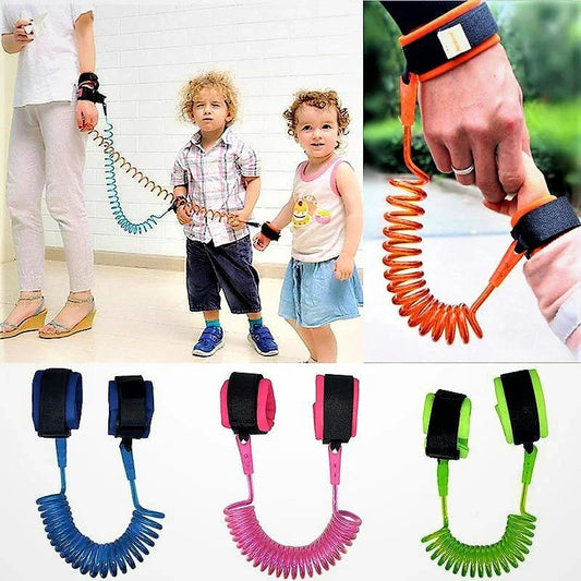 Baby Child Anti Lost Wrist Link Safety Harness Strap Rope Leash Walking Hand Belt Band Wristband For Toddlers, Kids Loss - MedAir Traders