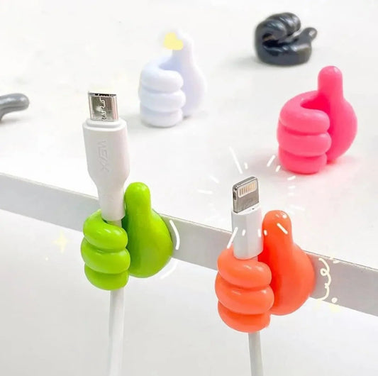 10 pcs Wall Decoration Hook Creative Silicone Thumb Key Hanger Hooks - MedAir Traders