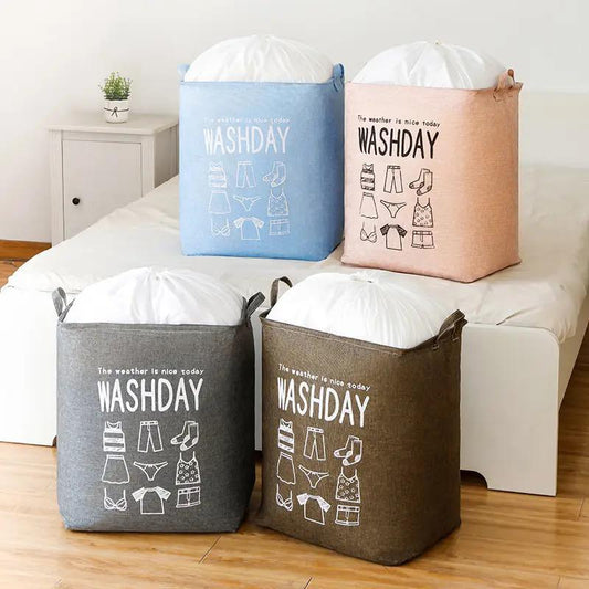 Foldable laundry basket (Random Color) - MedAir Traders