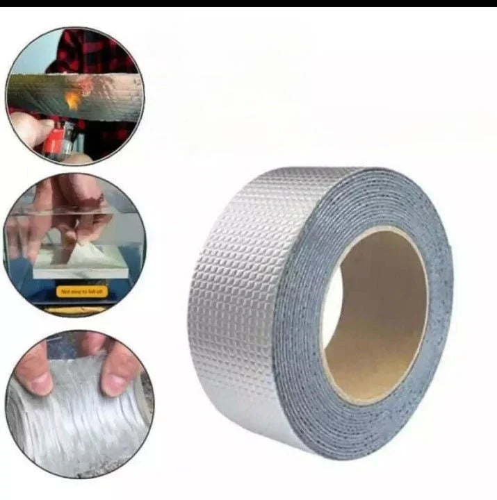 Silver Waterproof Tape Adhesive Duct Tape For Repair Roof (Size: 1 Meter) - MedAir Traders